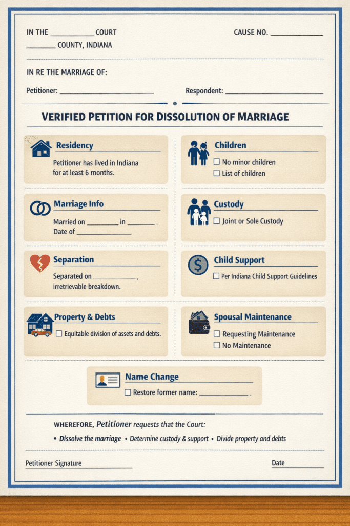 How to File for Divorce in Indiana: Step-by-Step 2026 Guide